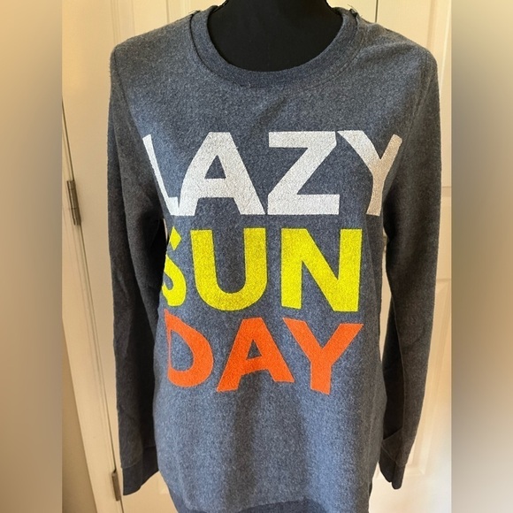 Chaser Lazy Sunday Blue Denim Sweater Size Medium NWT - Picture 4 of 8